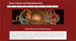 Desktop Screenshot of anjalicenter.org